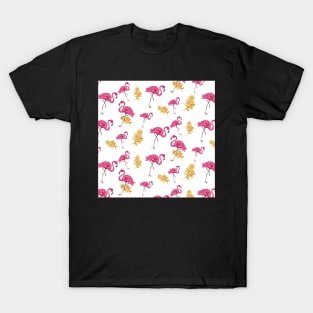 Bird flamingo pattern T-Shirt